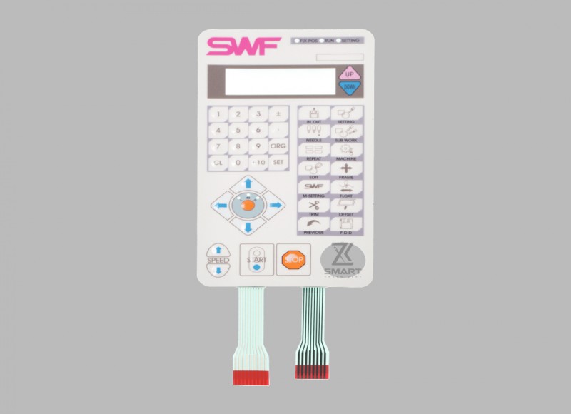ESWF-GP-011823 कीपैड कंट्रोल पैनल कीबोर्ड मेम्ब्रेन स्विच जेनेरिक SWF सनस्टार कढ़ाई मशीन स्पेयर पार्ट्स