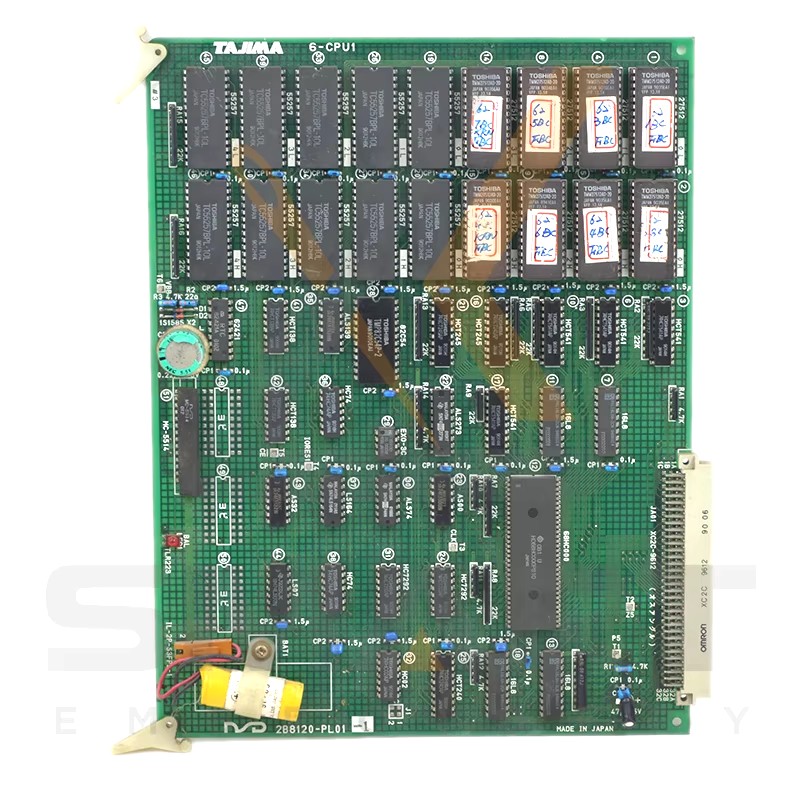 उपयोग किए गए Tajima बोर्ड 6-CPU1 एम्बोरेडिंग मशीन भागों ETJ-6-CPU1