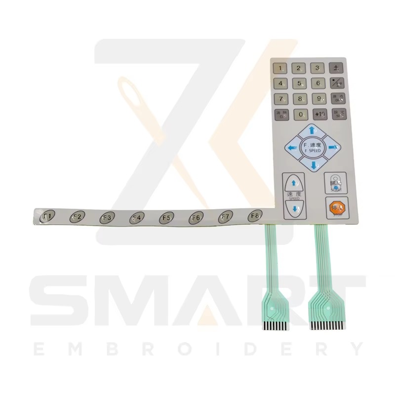 SWF Embroidery Machine Parts Keypad नियंत्रण पैनल मेम्ब्रेन कीबोर्ड के लिए D G