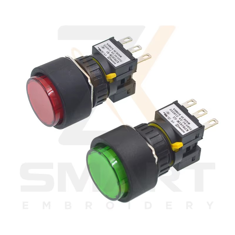 असली SWF बटन स्विच मशीन KPB161M-G1 KPB161M-R1