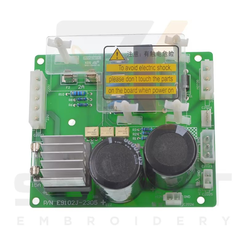 DAHAO E9102 पावर बोर्ड कार्ड चीनी एम्बोरेडिंग मशीन पार्ट्स EDH04-E9102-C